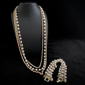 1960s Coro Graduated Necklace & Bracelet Parue