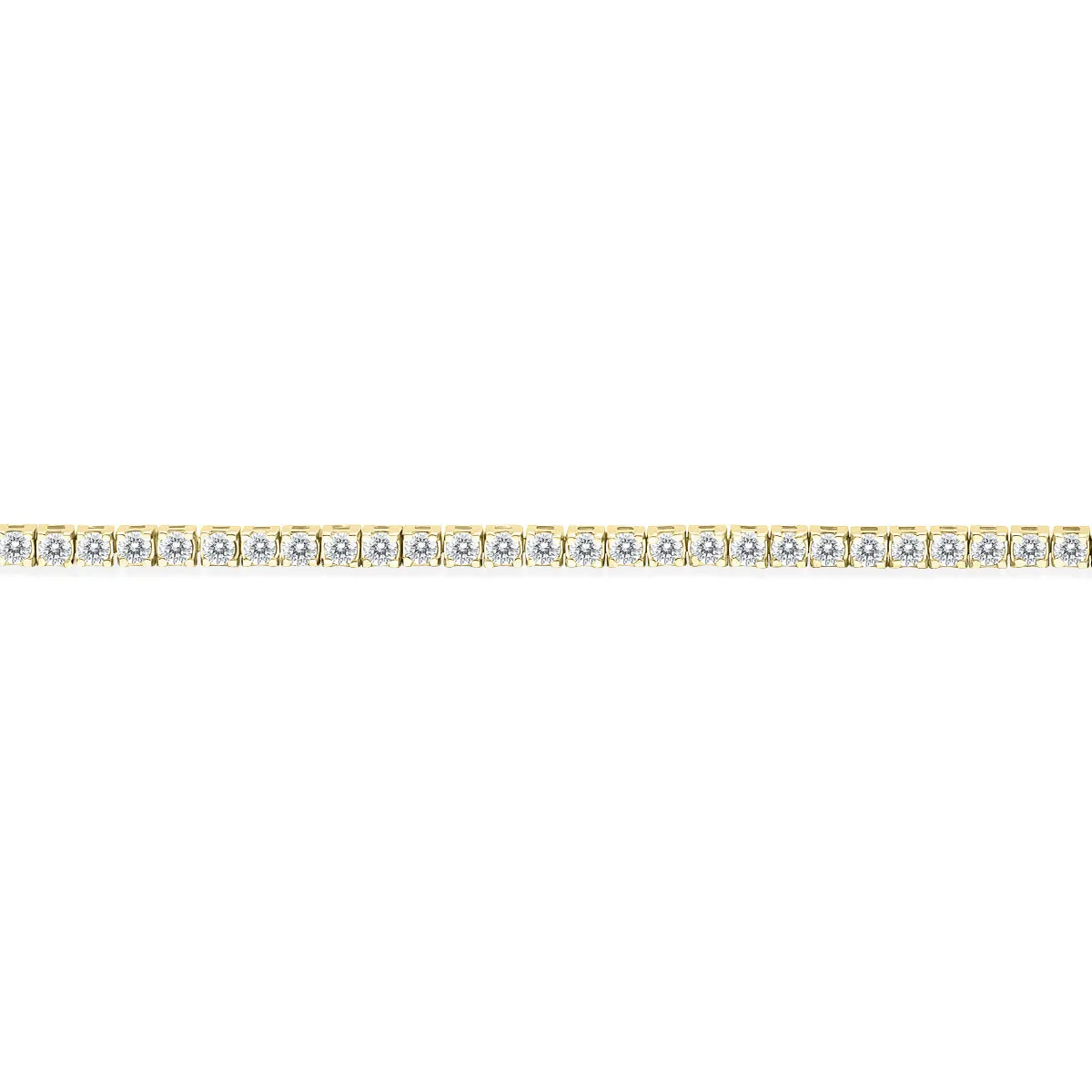 2 Carat Tw Diamond Tennis Bracelet In 14K Yellow Gold