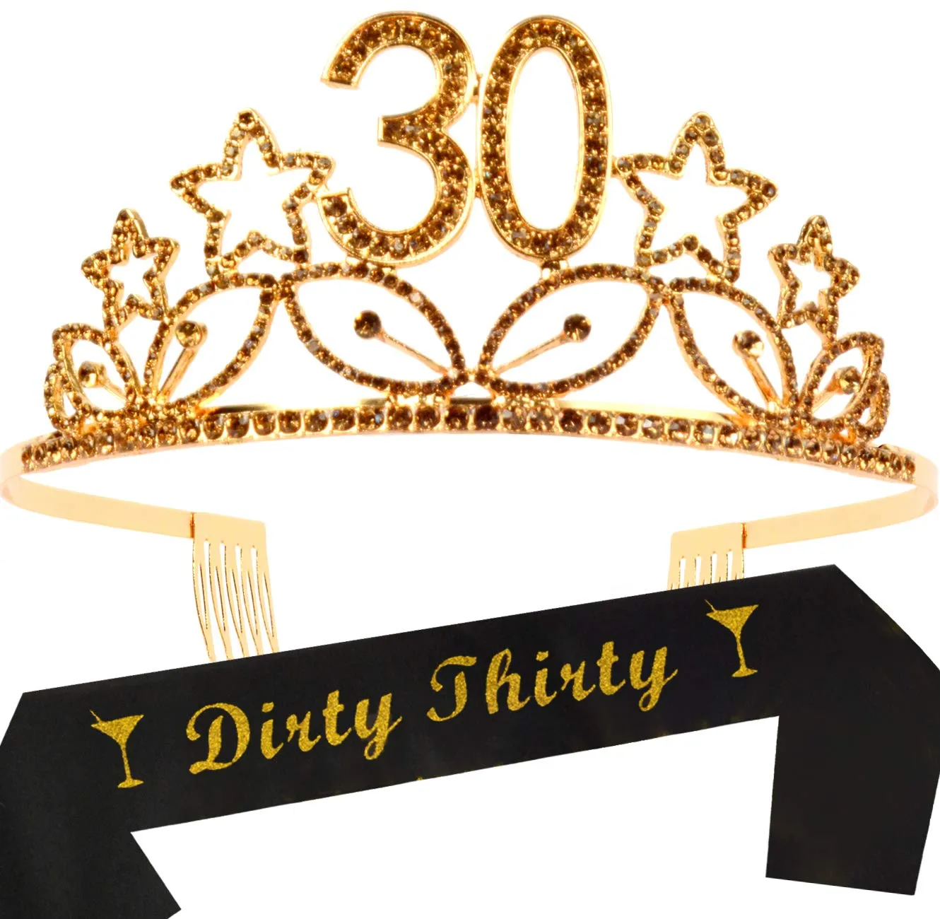 30th Birthday, 30th Birthday Gifts for Women, 30th Birthday Tiara, 30th Birthday Sash