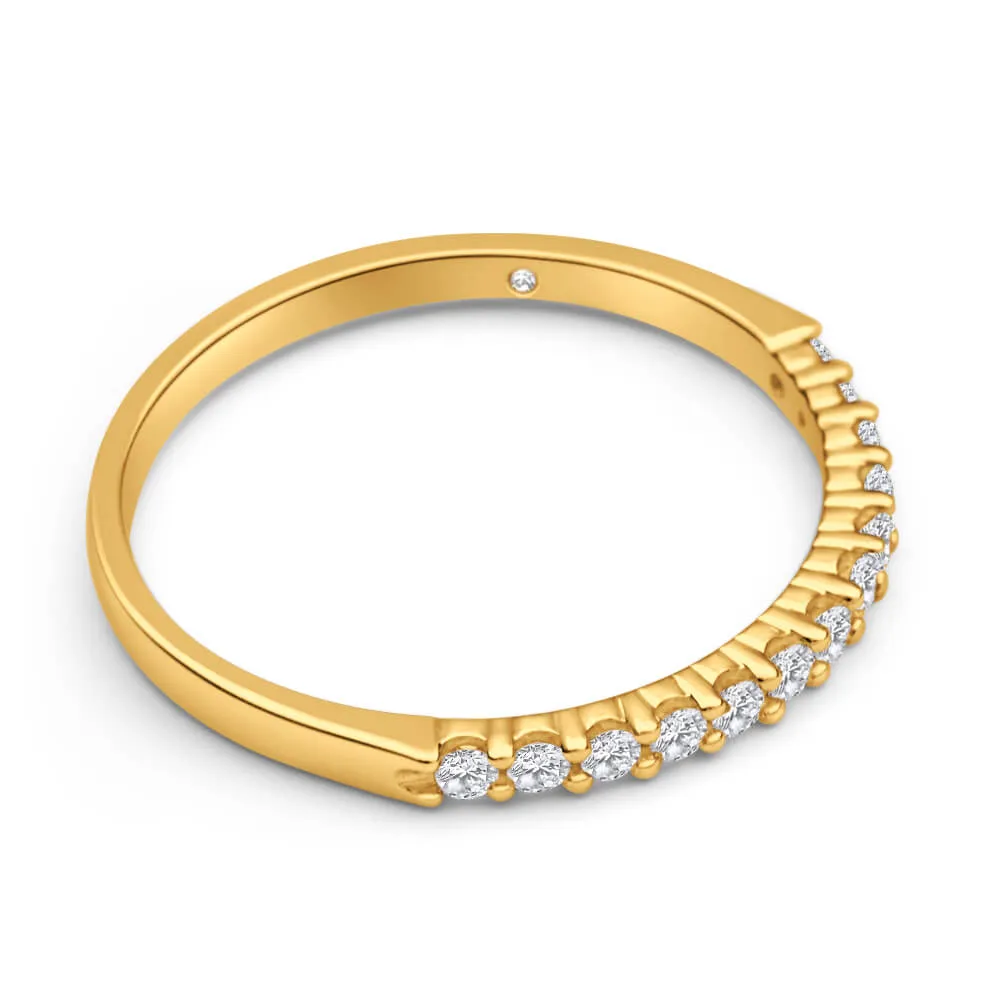 3/4 Carat Flawless Cut 18ct Yellow Gold Ring