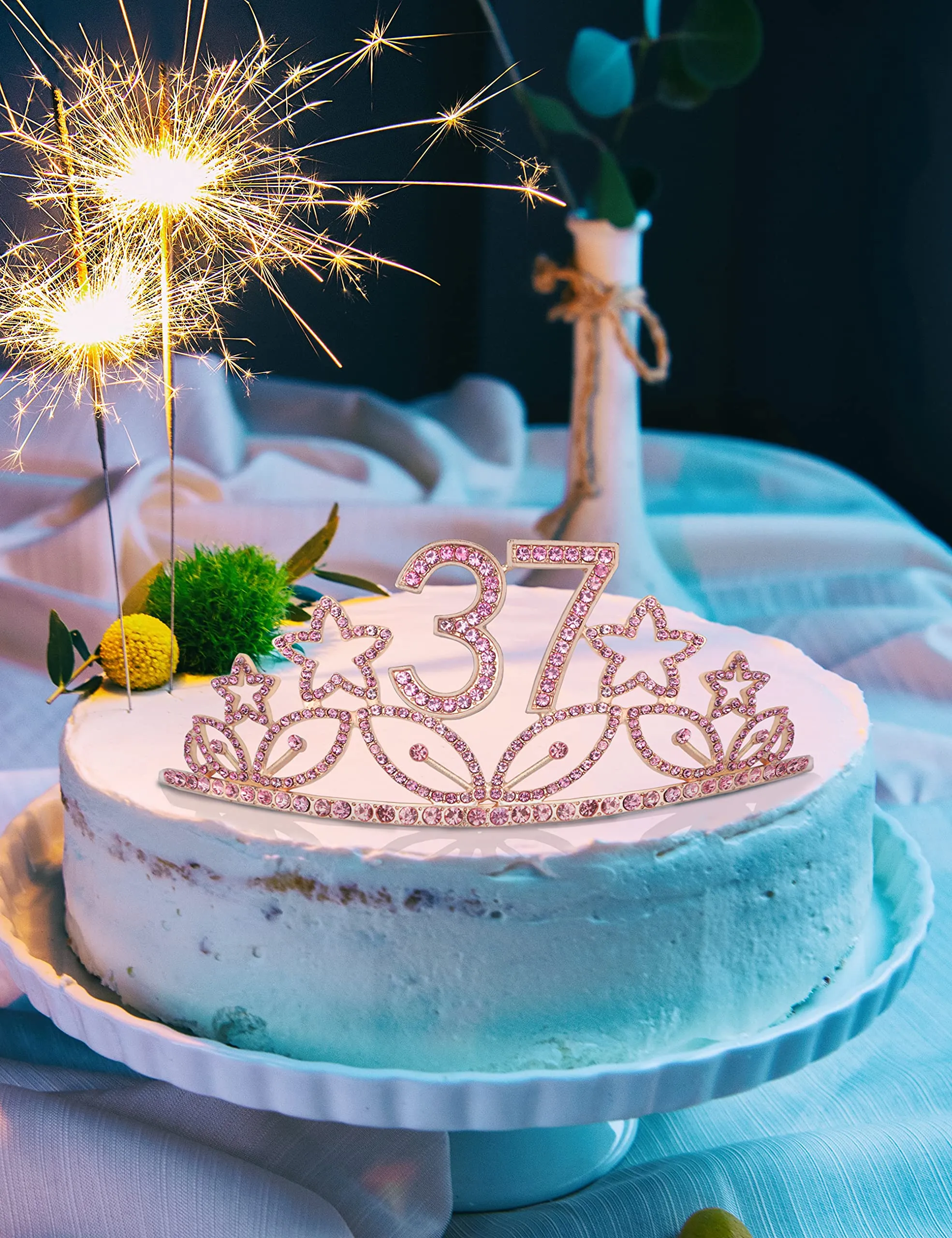 37th Birthday, 37th Birthday Gifts for Women, 37th Birthday Tiara, 37th Birthday