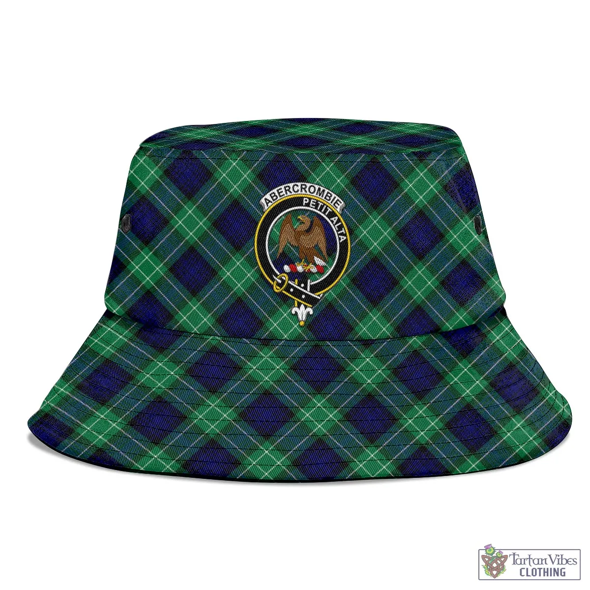 Abercrombie Tartan Bucket Hat with Family Crest
