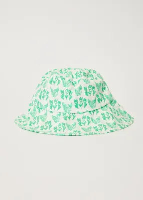AFENDS Unisex Swan - Bucket Hat - Lime Green