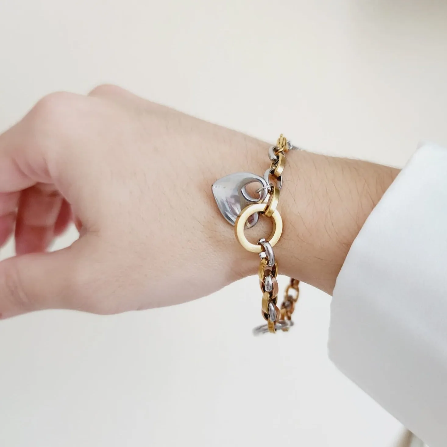 Alaira Three tone Bracelet