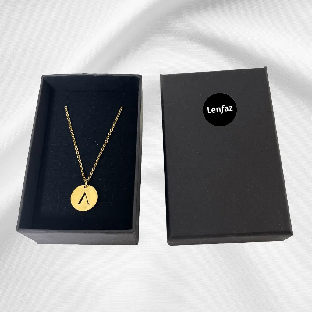 Alphabet Necklace Gold Plated - Letter Q