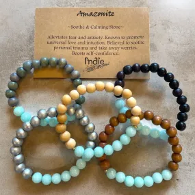 Amazonite Healing Crystal Bracelets