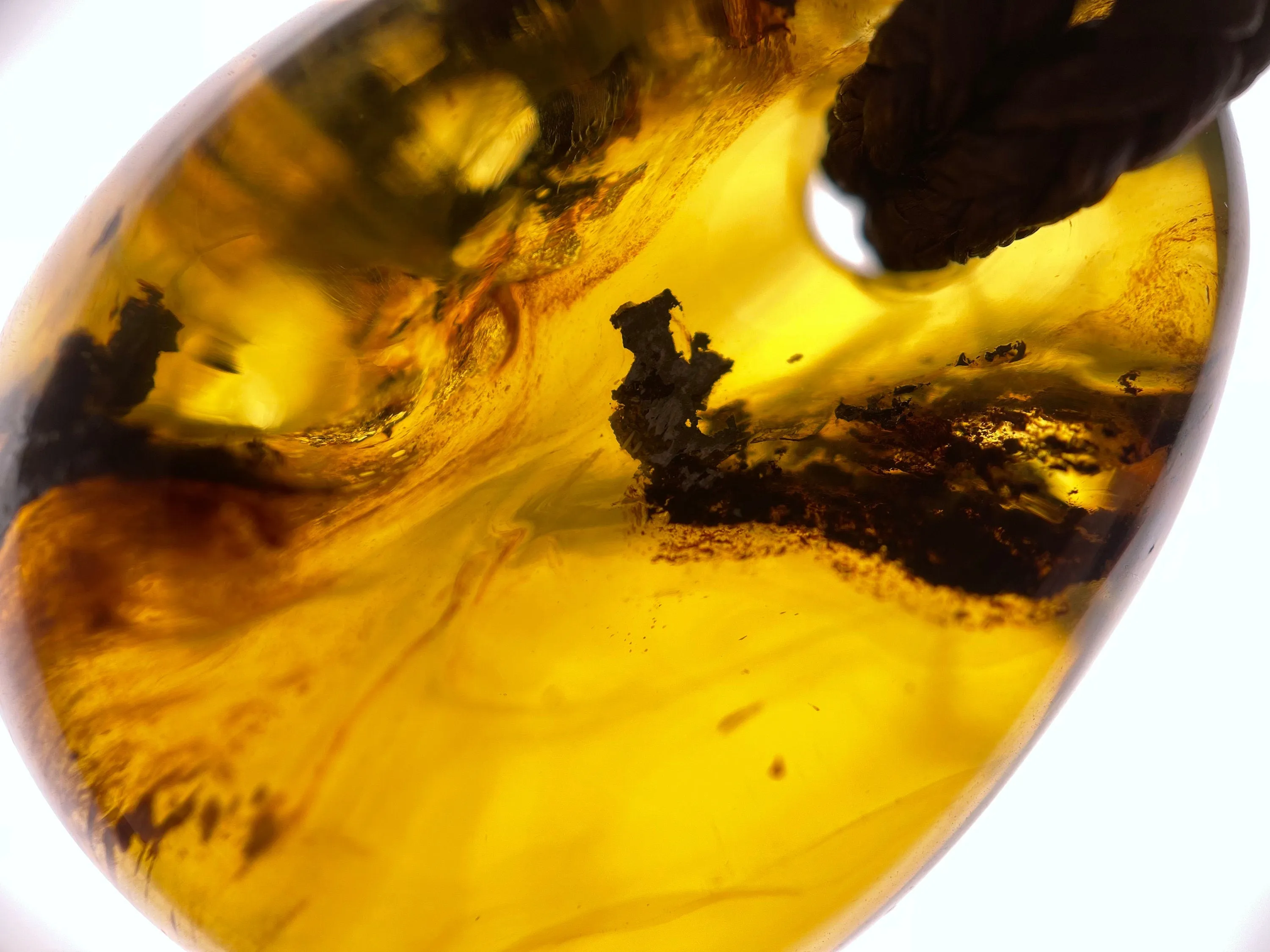 AMBER Crystal Necklace - Pendant Necklace, Handmade Jewelry, Healing Crystals and Stones, 48549