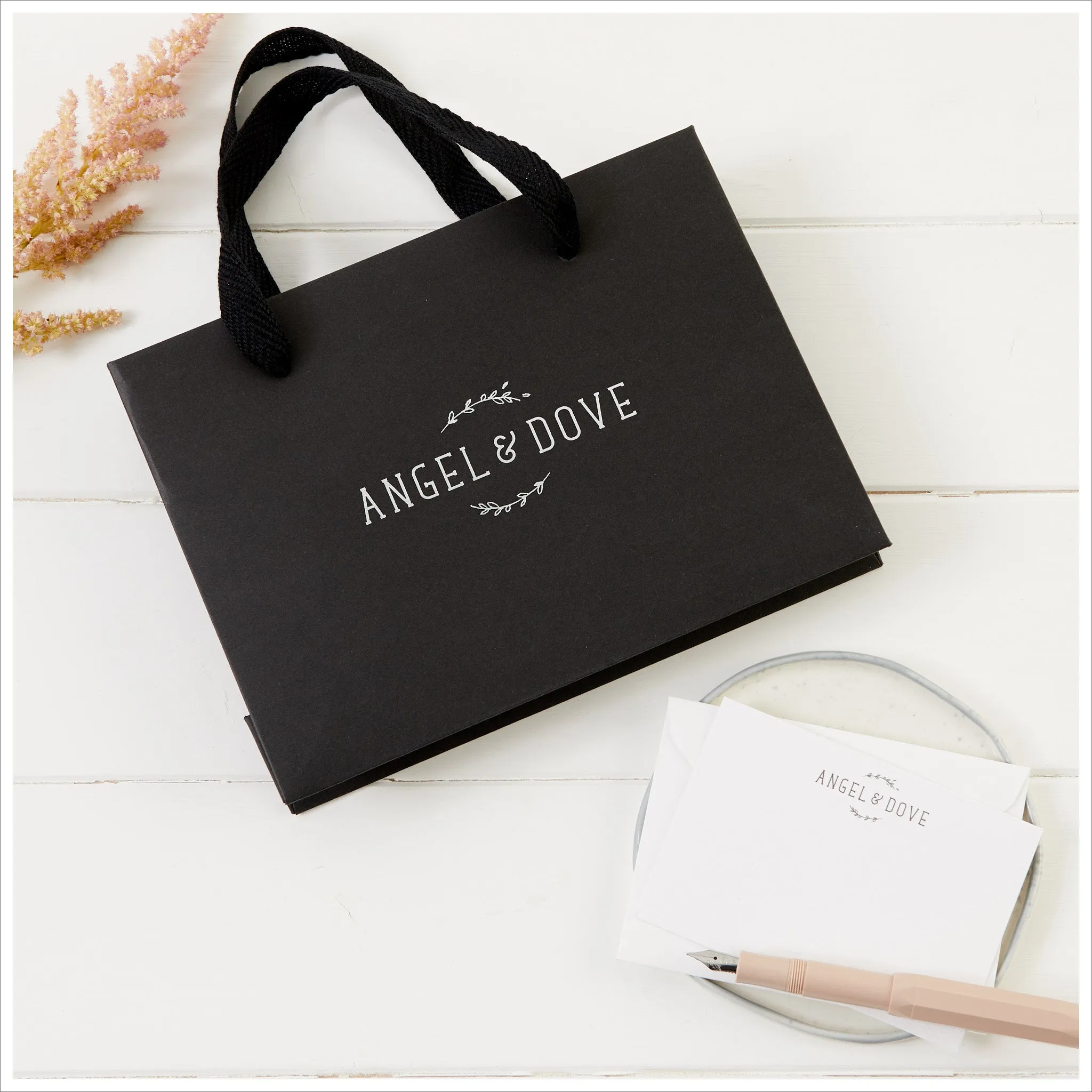 Amber Glass Acorn 'Strength' Necklace Sympathy Gift with Luxury Gift Bag & Card