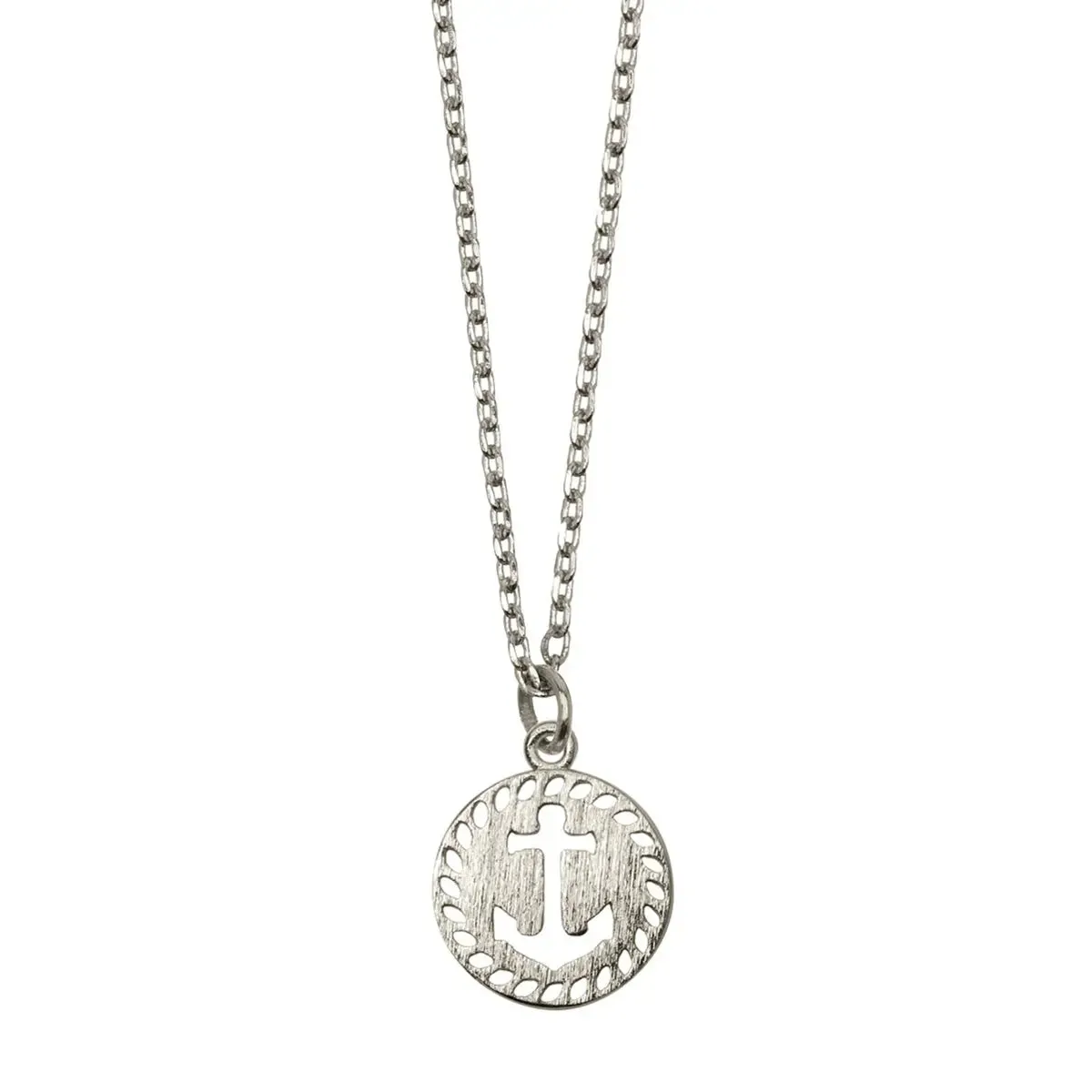 Anchor Plate Necklace