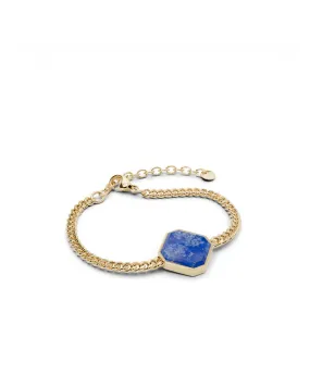 Armband - Lapislazuli - Gold - Für Sie