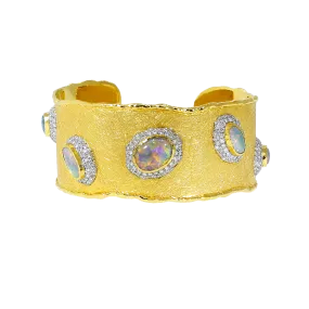 Australian Opal Cuff Bracelet