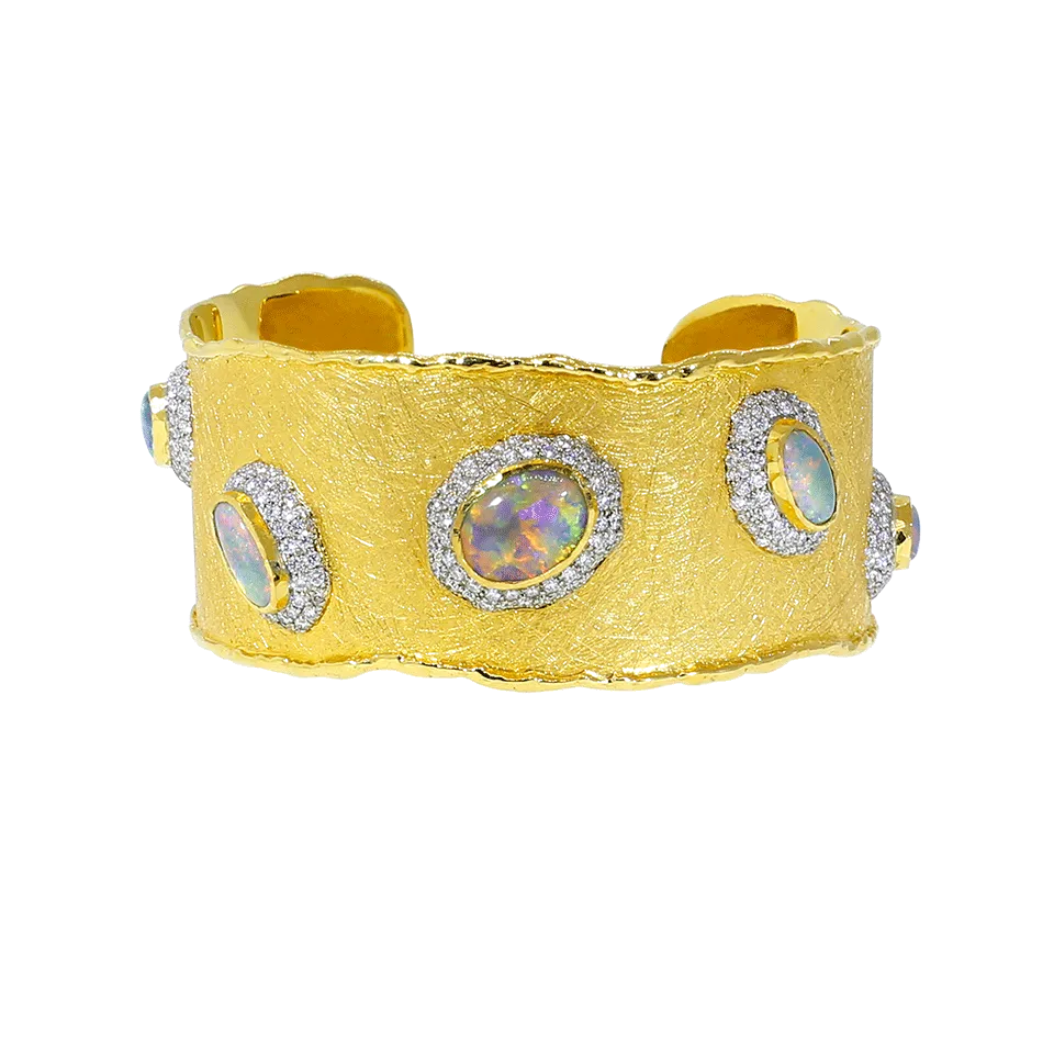 Australian Opal Cuff Bracelet