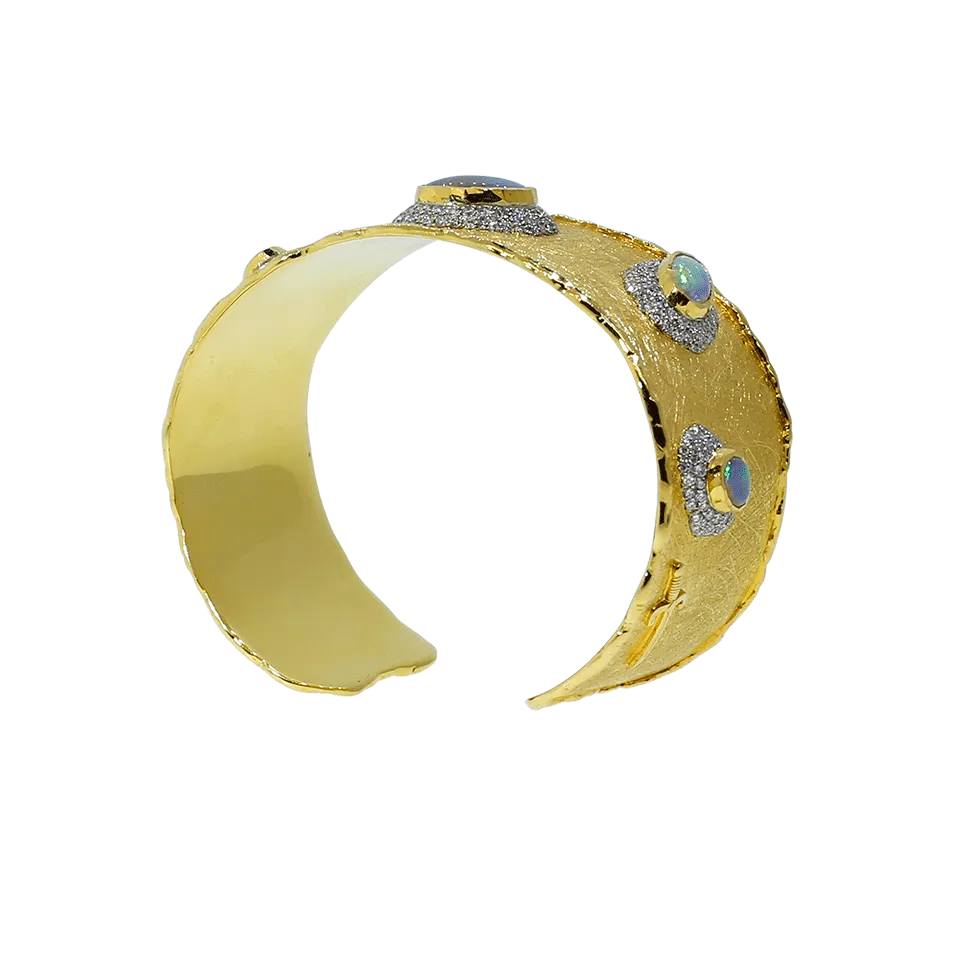 Australian Opal Cuff Bracelet