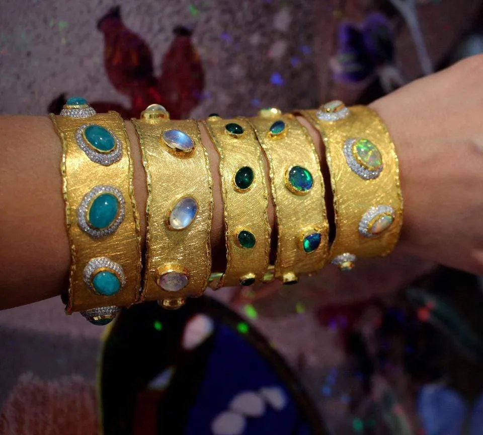 Australian Opal Cuff Bracelet