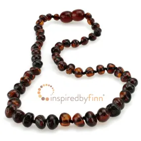 Baltic Amber Necklace Dark Cherry
