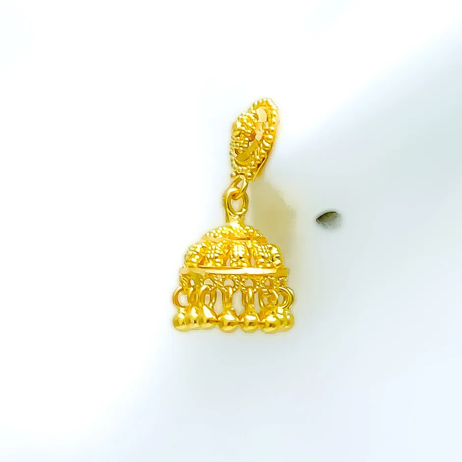 Beautiful Engraved Jhumki