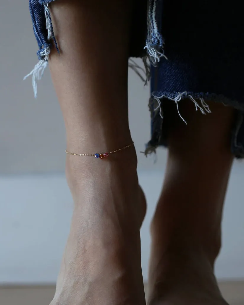 Birthstone Anklet