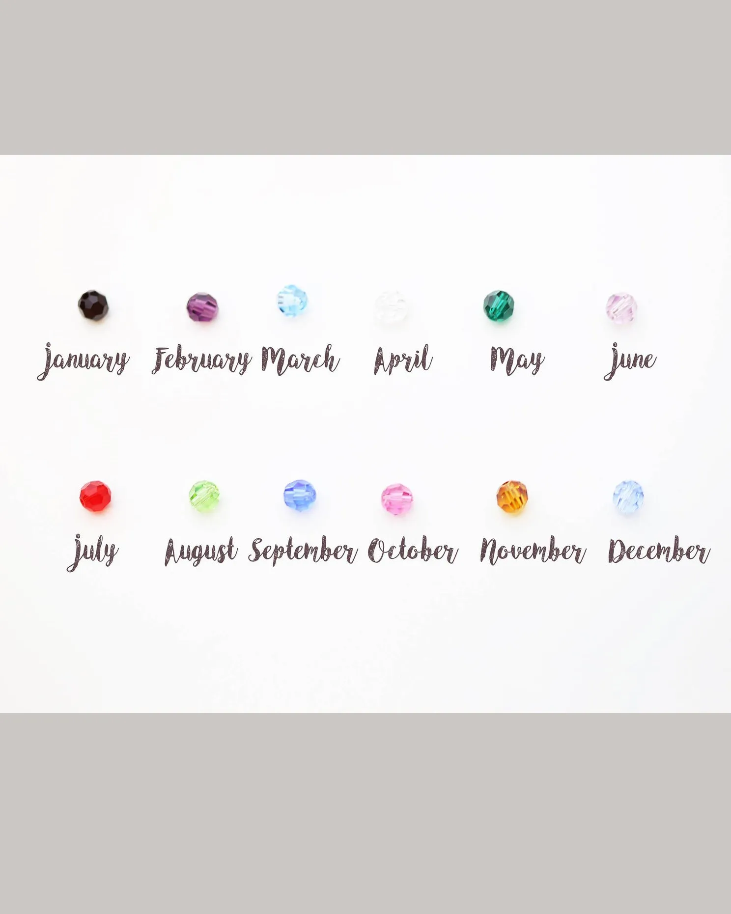 Birthstone Anklet