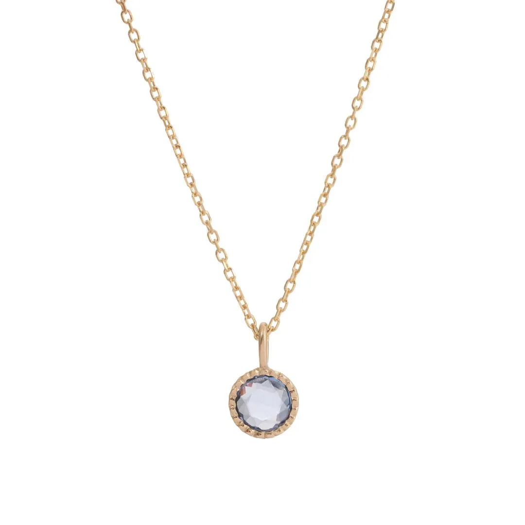 Blue Sapphire Aria Necklace (ready to ship option)*