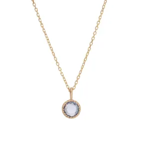 Blue Sapphire Aria Necklace (ready to ship option)*