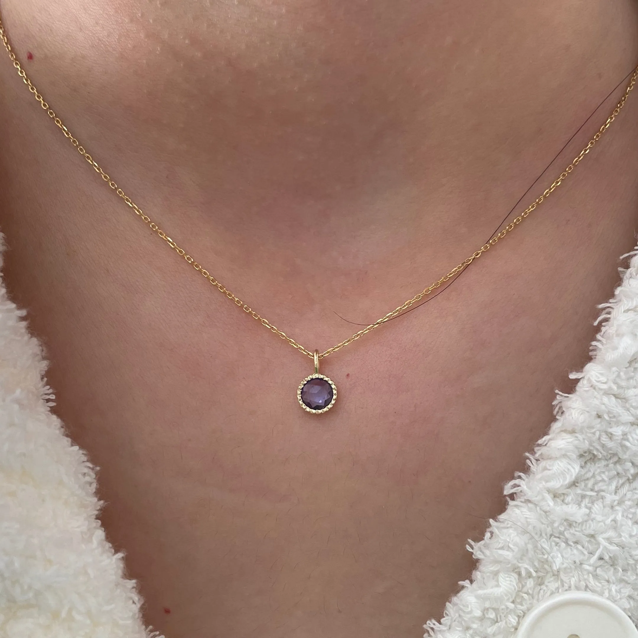 Blue Sapphire Aria Necklace (ready to ship option)*