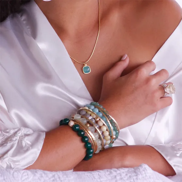 Bracelet - Beaded Pyrite Signature Collection