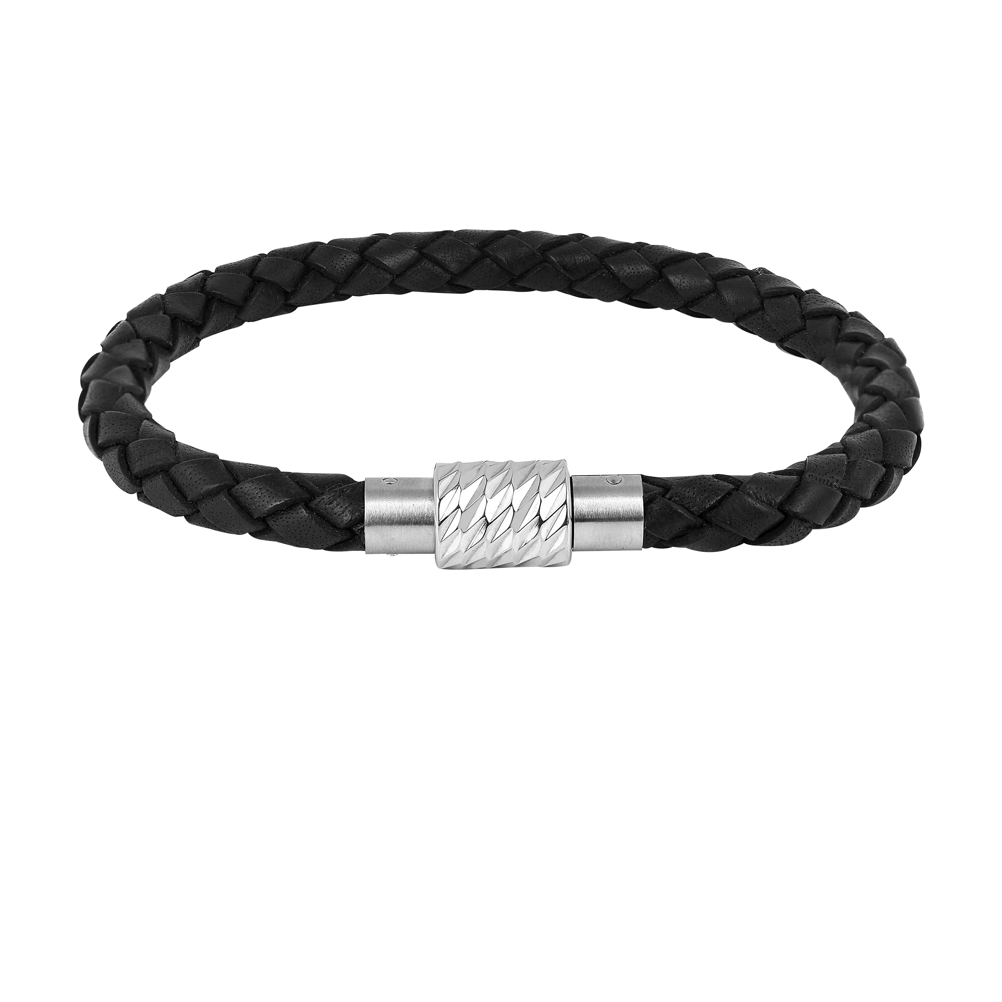 Braided Leather Bracelet For Mens