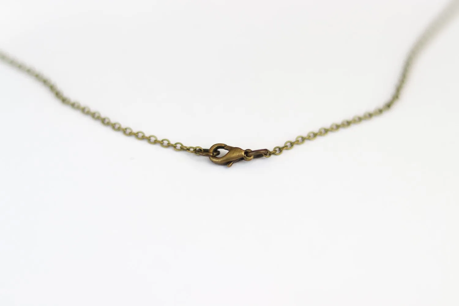 Bronze Om chain necklace for men yoga jewelry for him