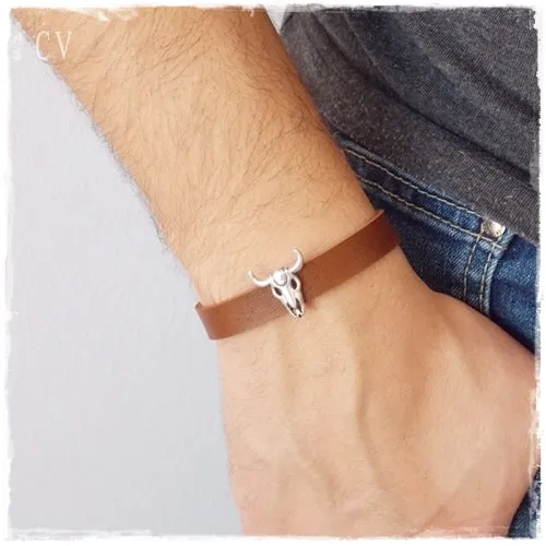 Bull Skull Bracelet