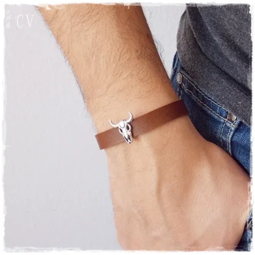 Bull Skull Bracelet