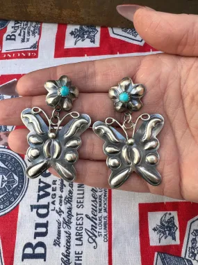 Butterfly Concho Earrings