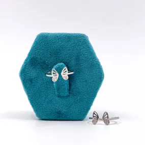 Butterfly toe ring