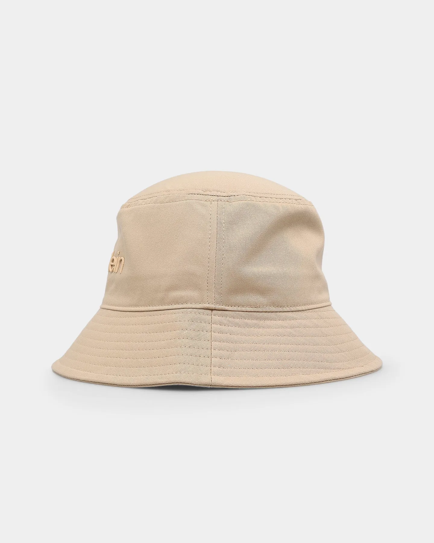 Calvin Klein Technical Logo Bucket Hat Stony Beige