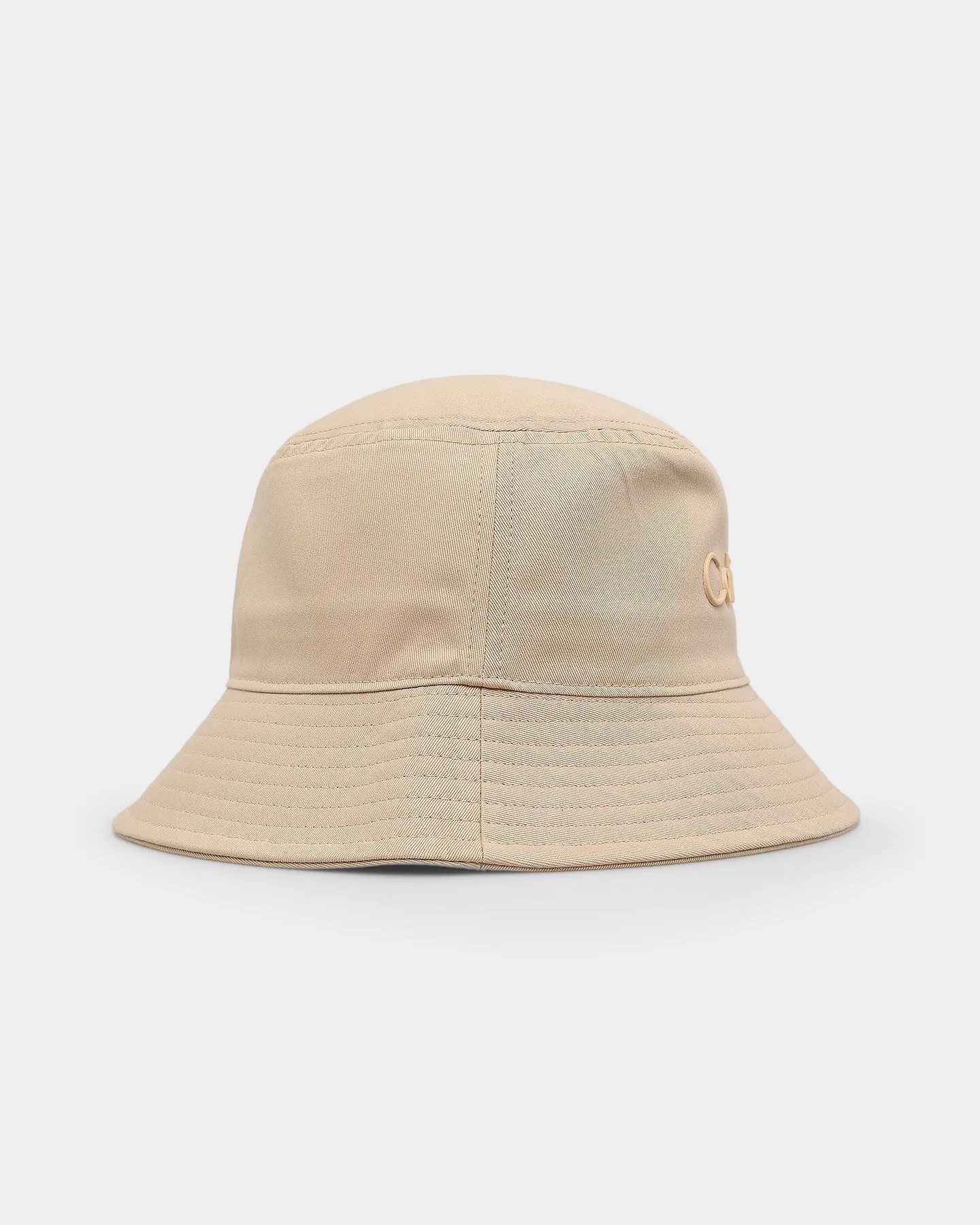 Calvin Klein Technical Logo Bucket Hat Stony Beige