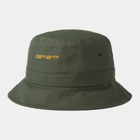 Carhartt Script Bucket Hat : Boxwood / Ochre