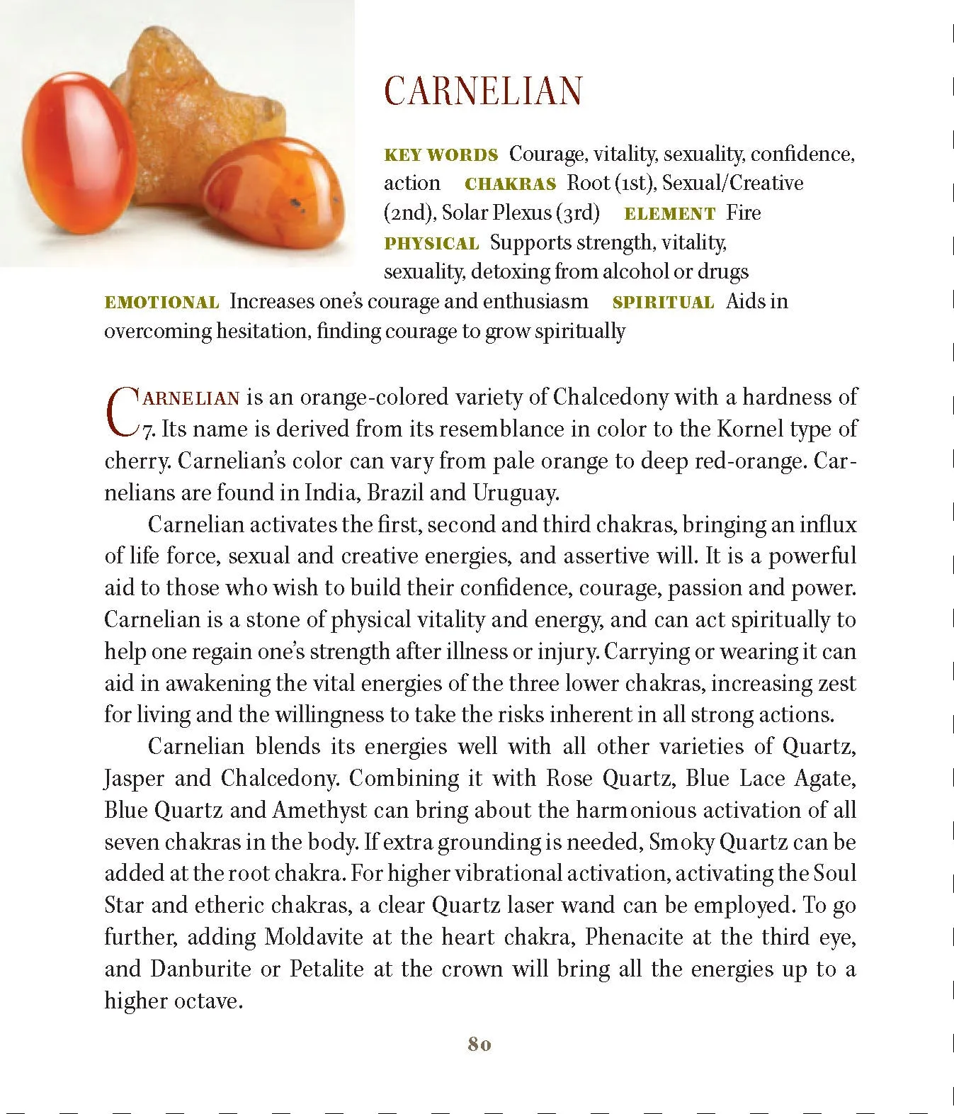 Carnelian Healing Crystal Energy Bracelet Blessed & Energized