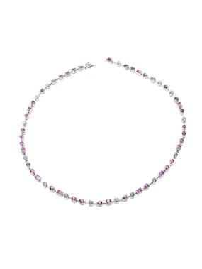 Cartier Meli Melo Diamond Pink Sapphire Necklace