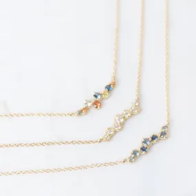 Cascade Multi-Sapphire Necklace
