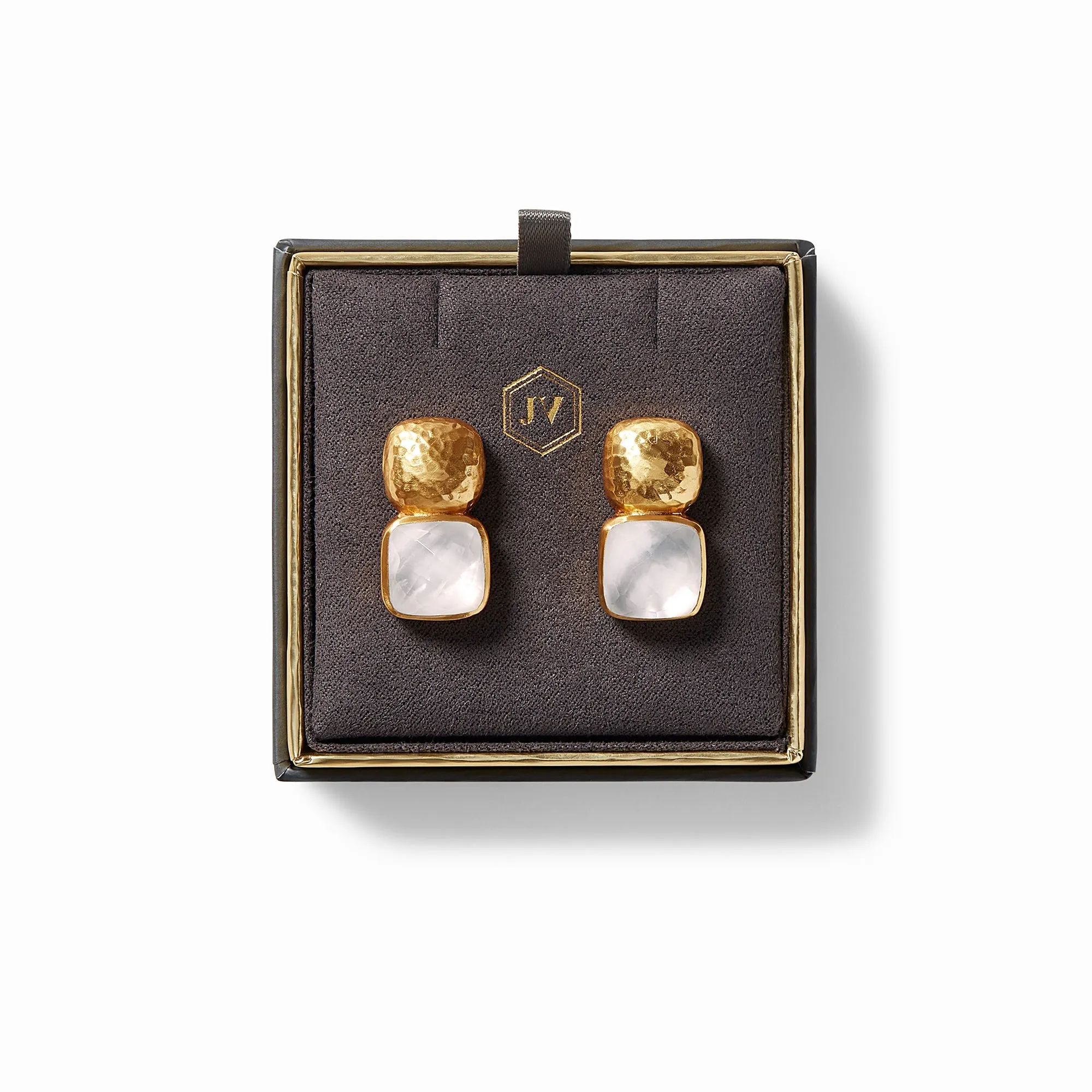 CATALINA EARRING-IRIDESCENT CLEAR CRYSTAL