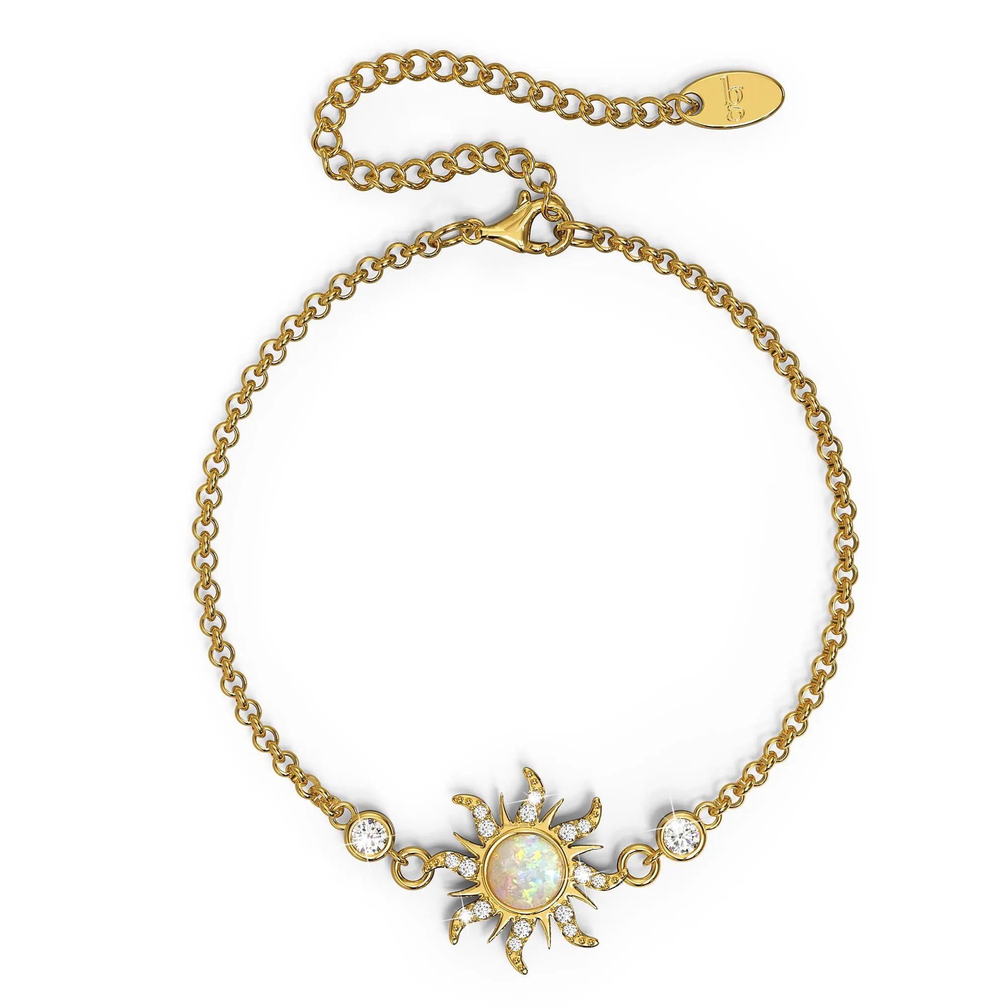 Celestial Opal Sun Bracelet