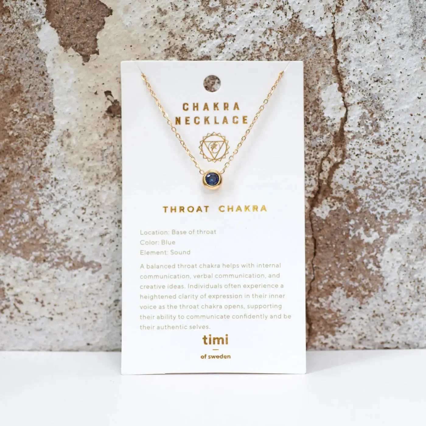 Chakra Crystal Necklace Stainless Steel