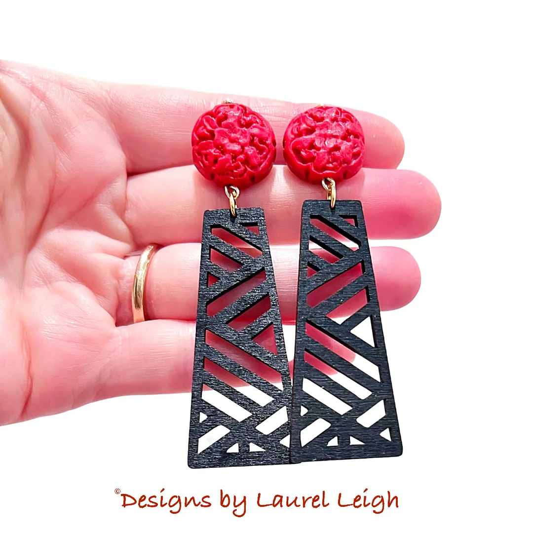 Chinoiserie Chippendale Earrings