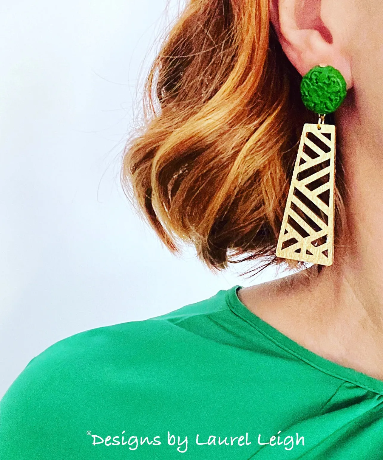 Chinoiserie Chippendale Earrings