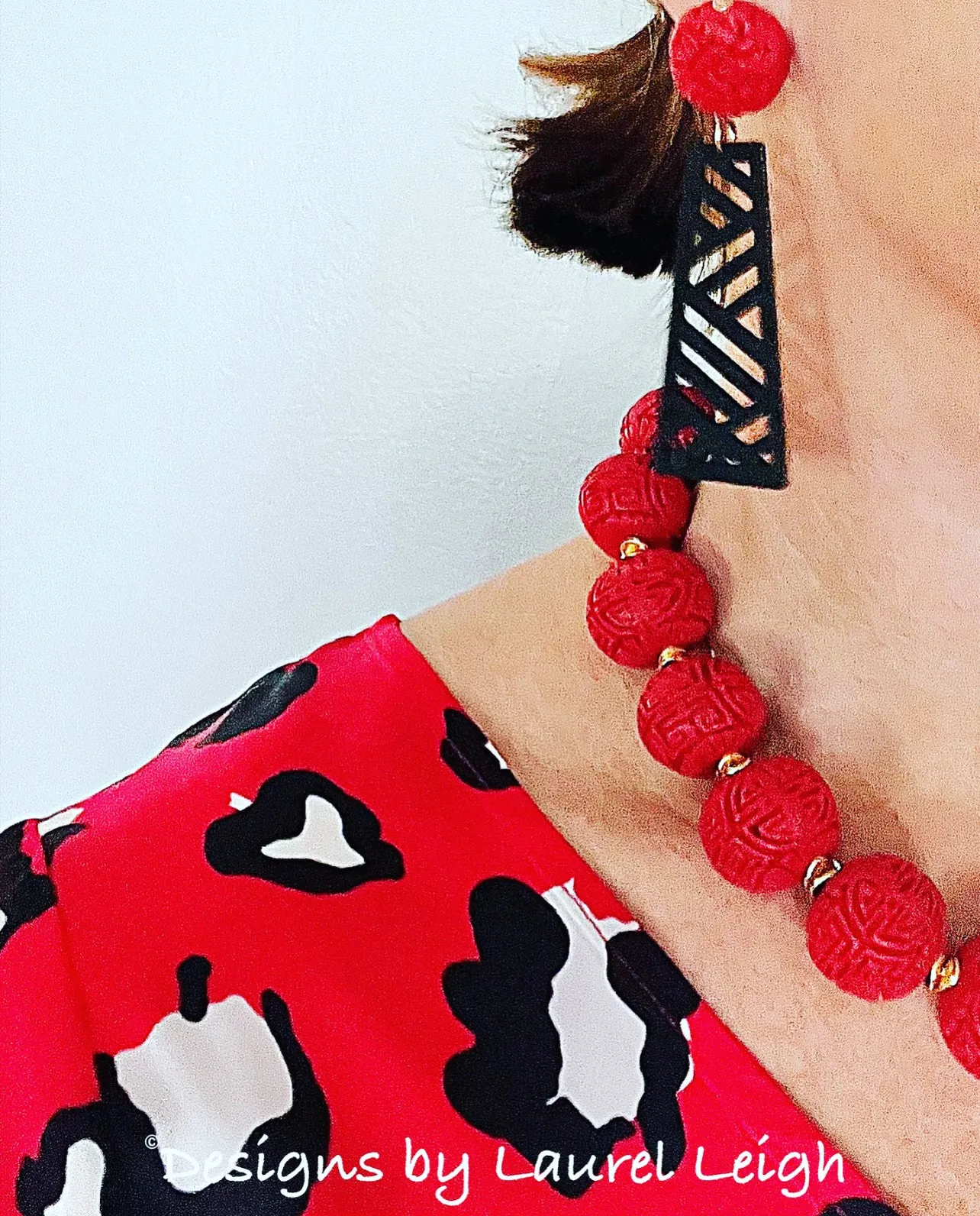 Chinoiserie Chippendale Earrings