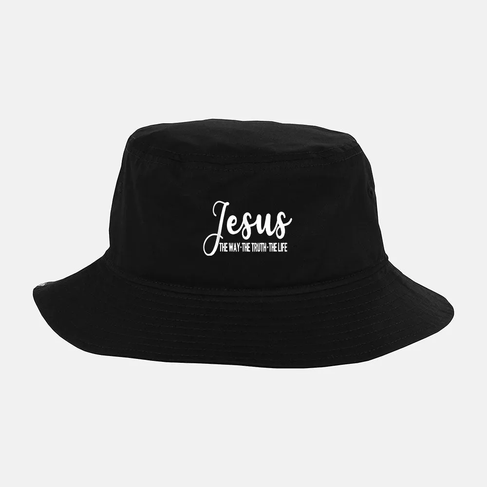 Christ Jesus The Way The Truth Life Blessed Christians Bucket Hat