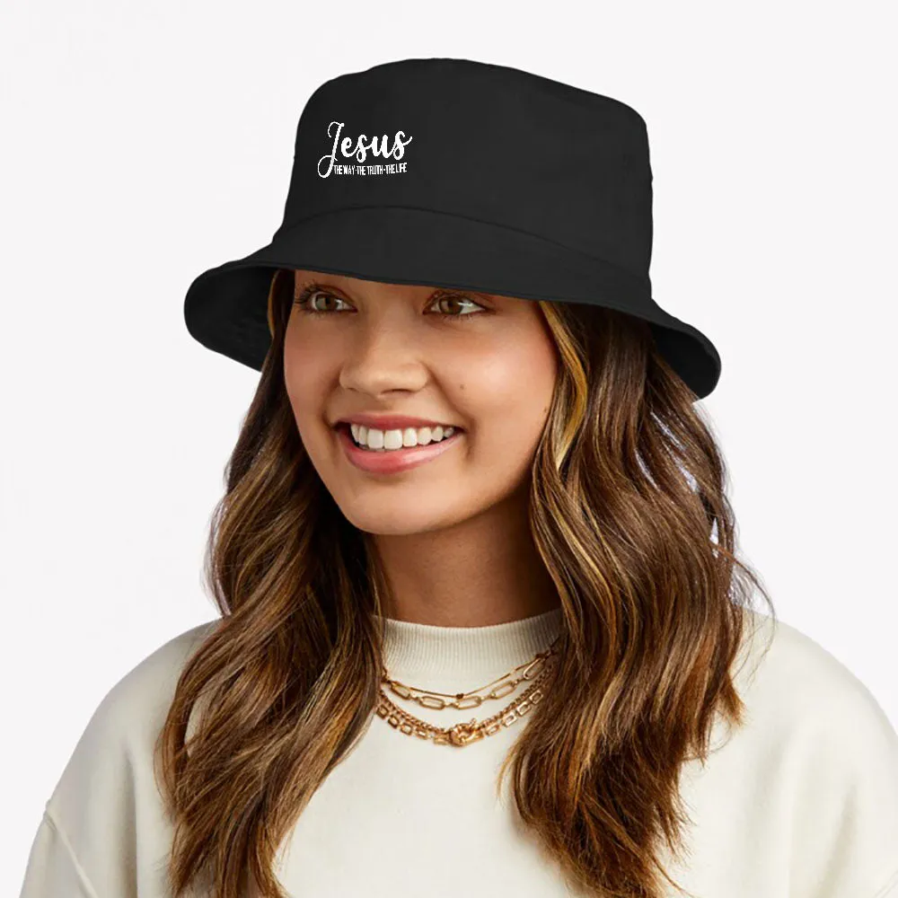 Christ Jesus The Way The Truth Life Blessed Christians Bucket Hat
