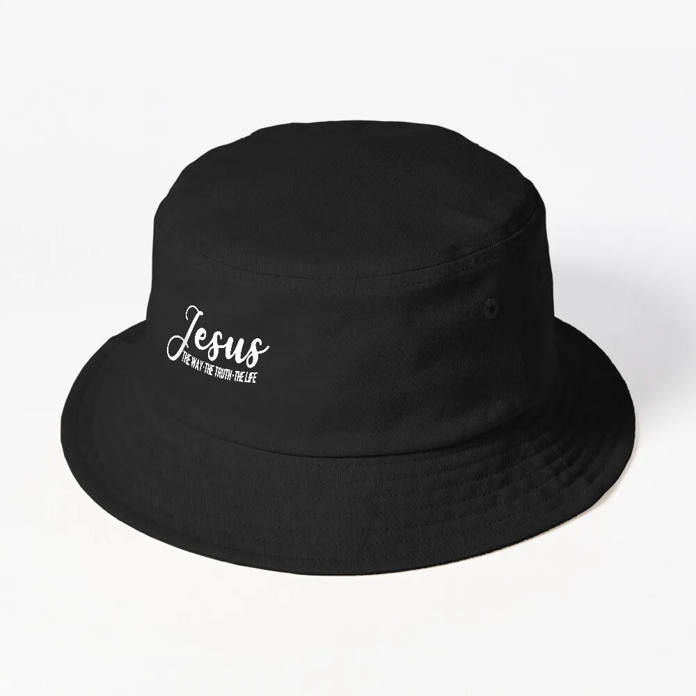 Christ Jesus The Way The Truth Life Blessed Christians Bucket Hat
