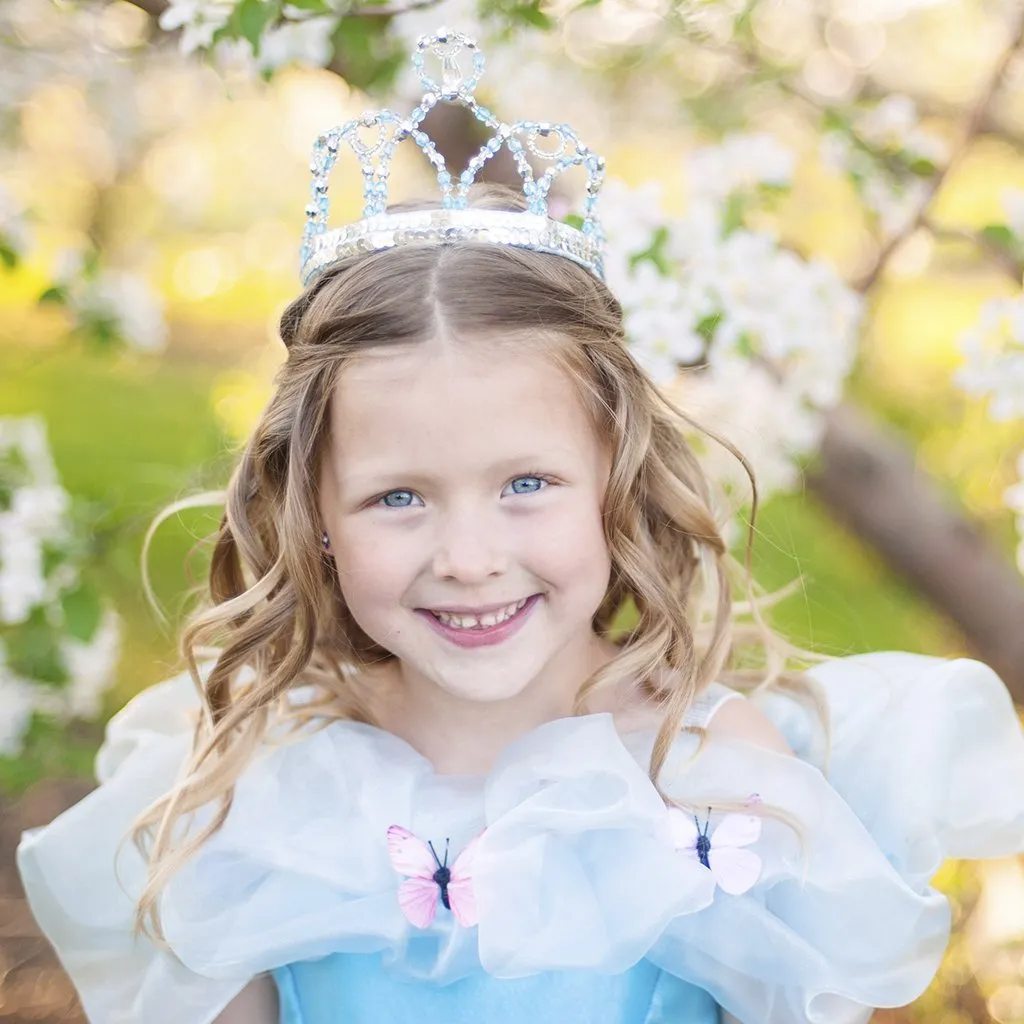 Cinderella Tiara Silver & Blue  | Great Pretenders