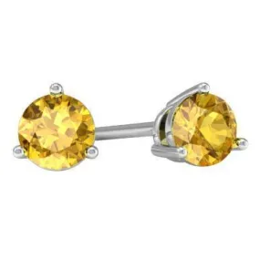 Citrine Stud Earrings