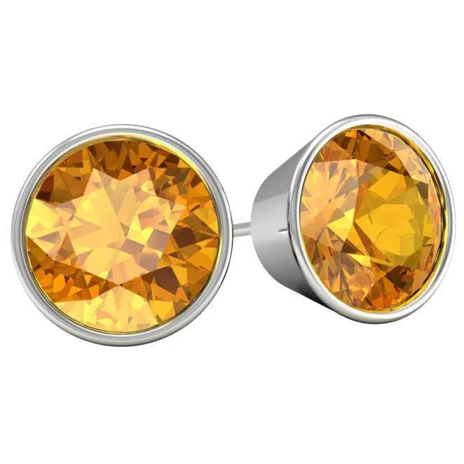 Citrine Stud Earrings